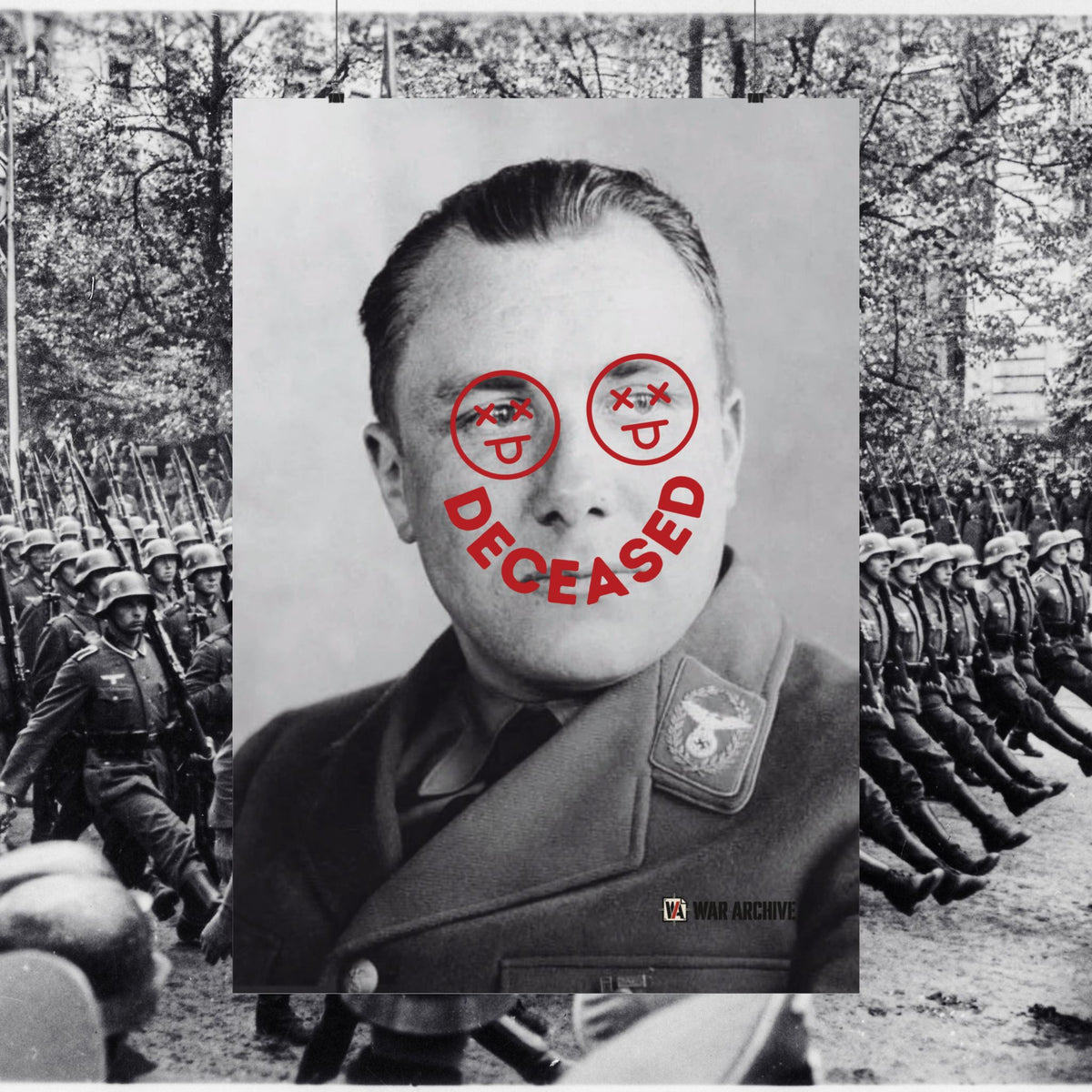 Martin Bormann — Deceased | WWII Matte Poster | 28 × 40″ | WAR ARCHIVE PNO2