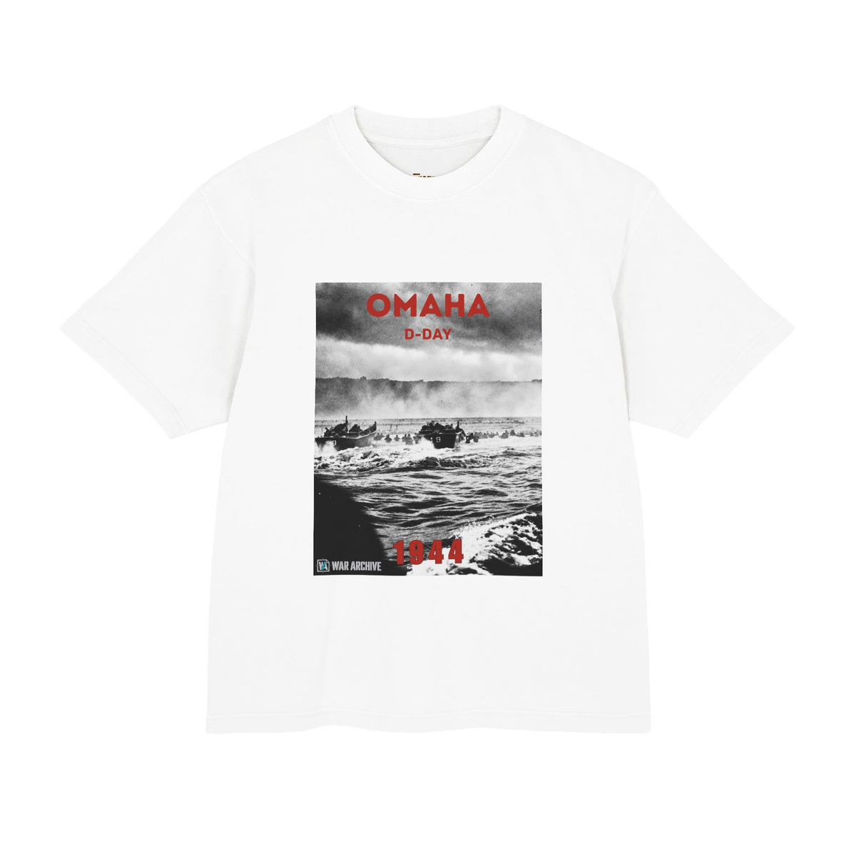 Omaha — D-Day 1944 | WWII Heavyweight T-Shirt | WAR ARCHIVE