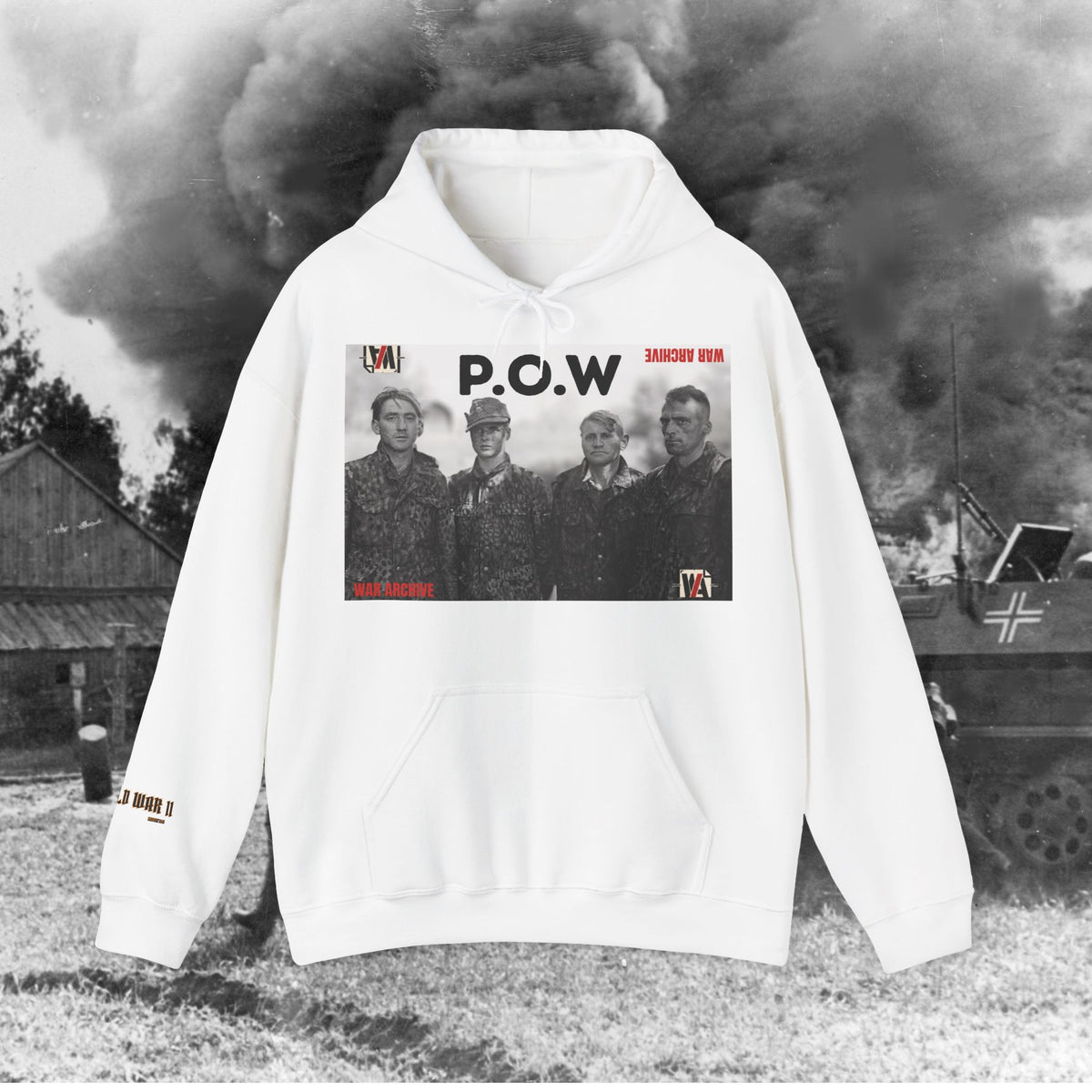 P.O.W. — WAR ARCHIVE Heavy Blend Hoodie