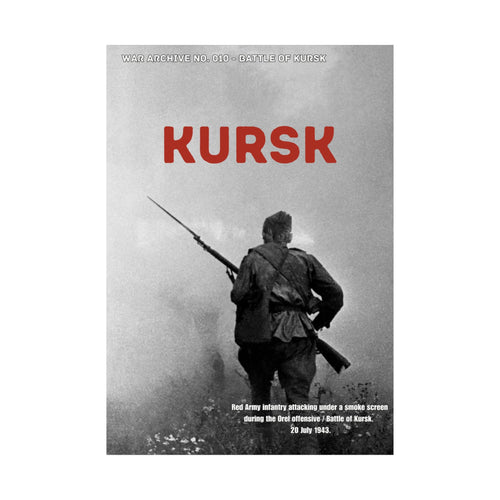 Kursk — The Advance | WWII Matte Poster | 28 × 40″ | WAR ARCHIVE 010