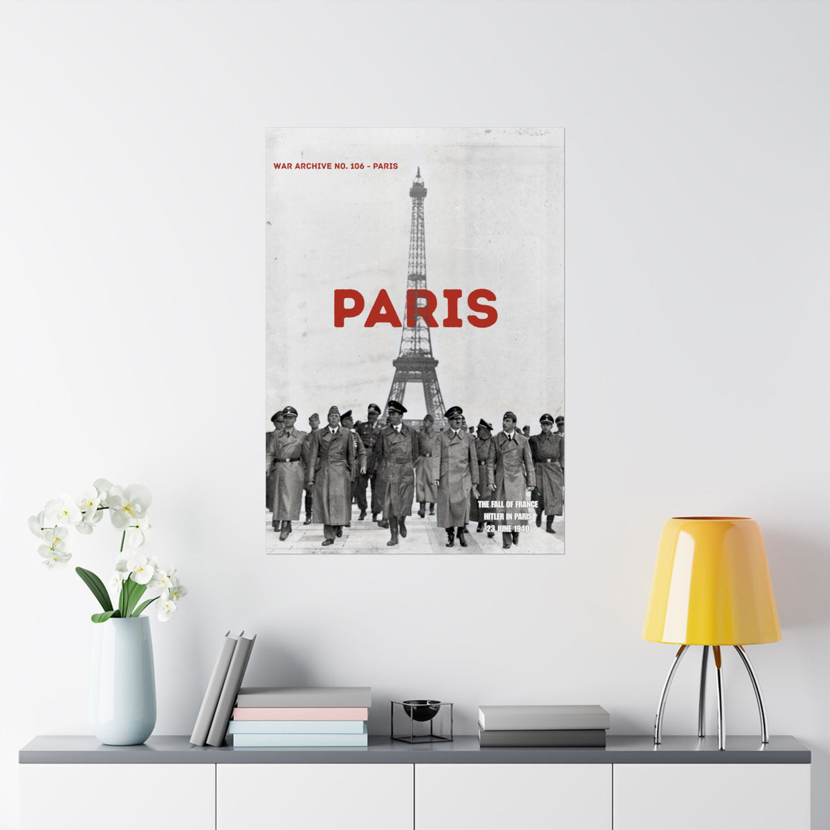 PARIS — WAR ARCHIVE No. 106 | Matte Poster | 28″ × 40″ | Unframed