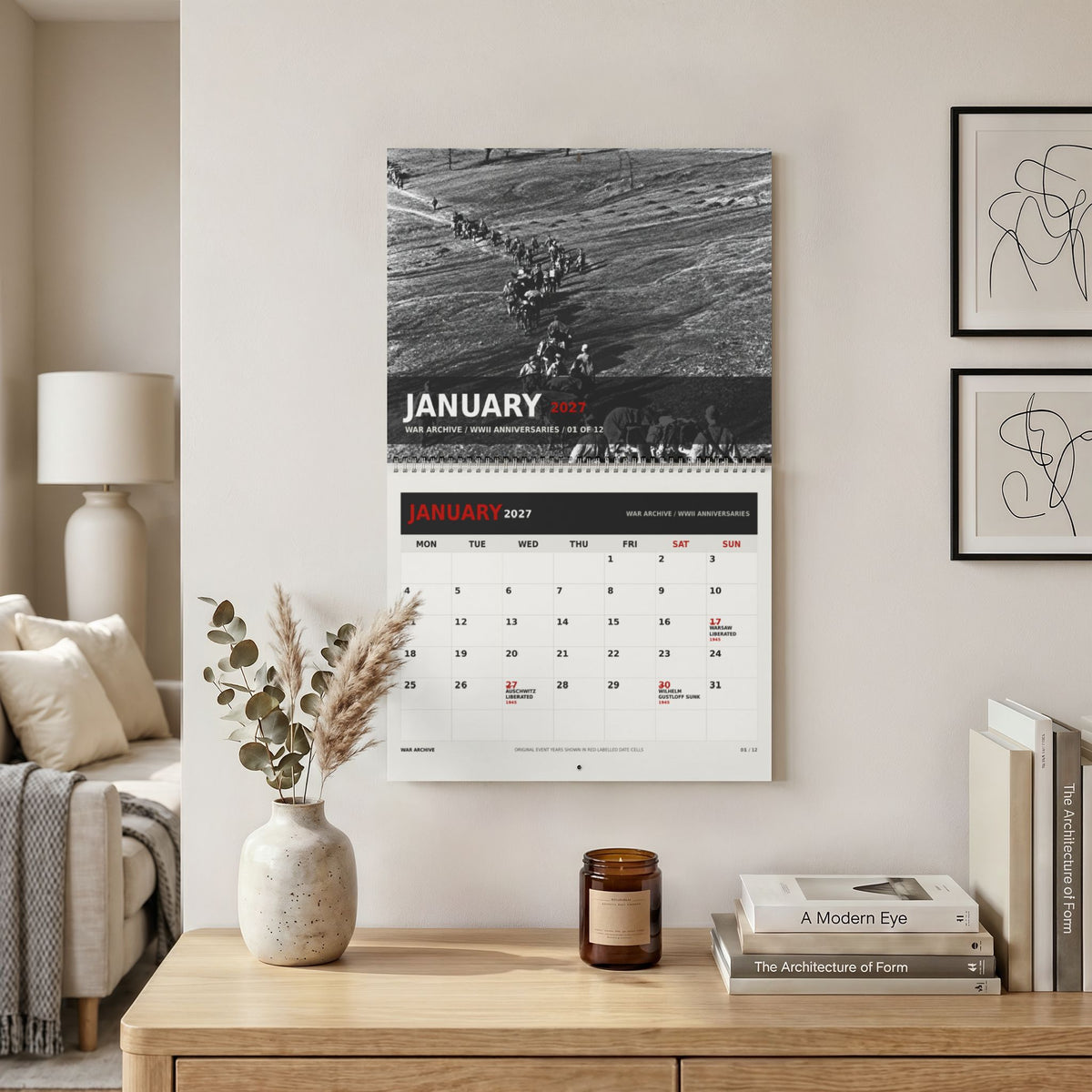 WAR ARCHIVE 2027 — World War II Anniversary Calendar