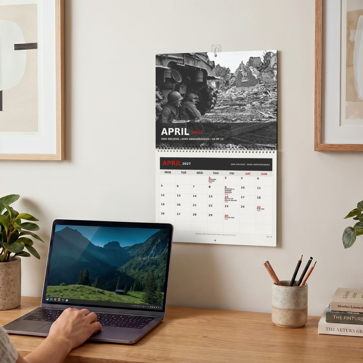 WAR ARCHIVE 2027 — World War II Anniversary Calendar