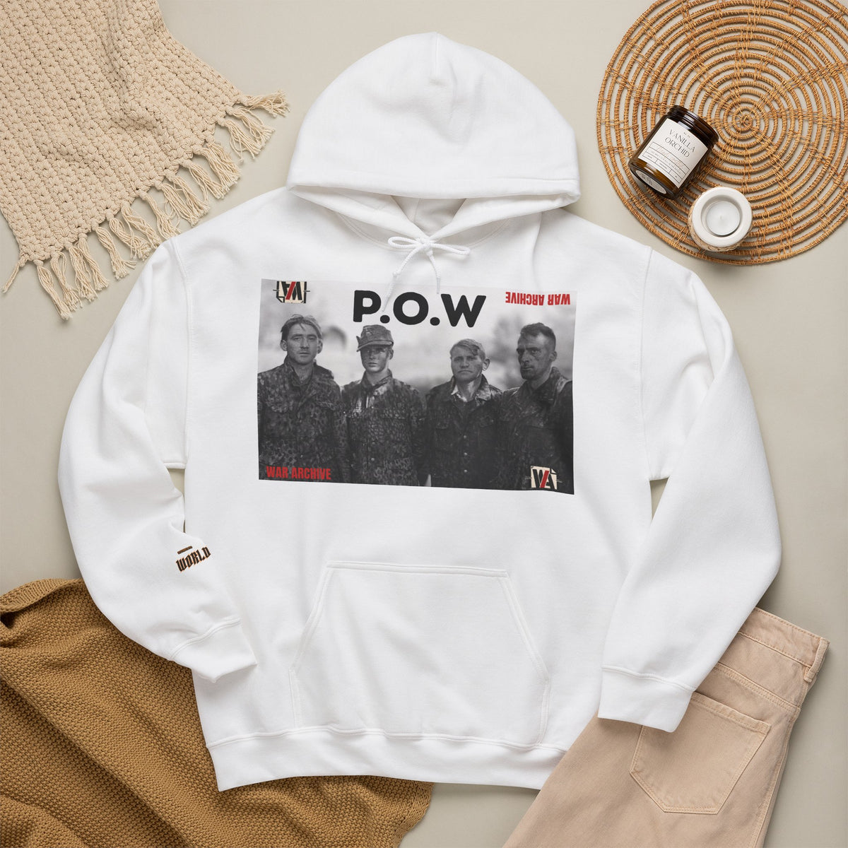 P.O.W. — WAR ARCHIVE Heavy Blend Hoodie