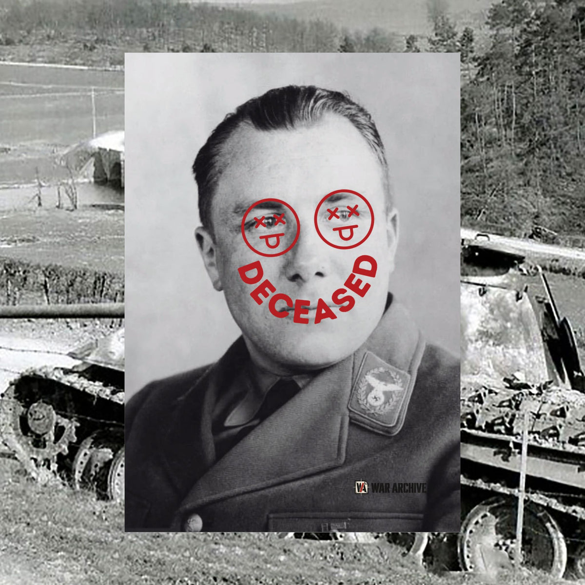 Martin Bormann — Deceased | WWII Matte Poster | 28 × 40″ WAR ARCHIVE PNO2